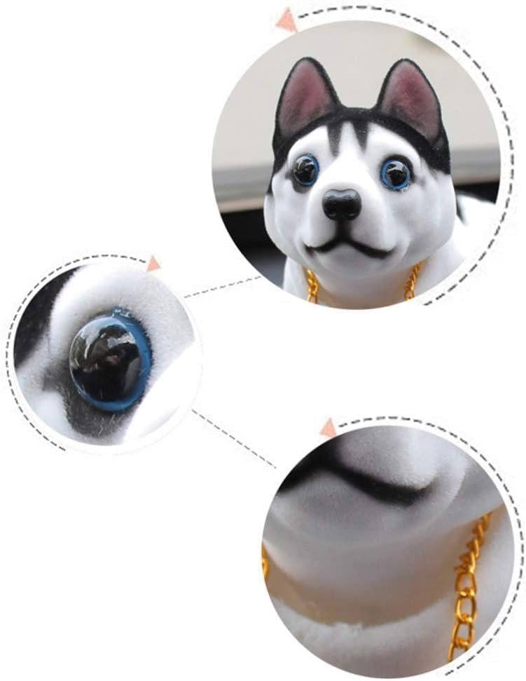 Bobblehead Dog ? Cute Dashboard Puppy Bobble Head Toy, Car Decoration & Home Desk Ornament, Wobble Head Figurine for Dog Lovers & Gifts