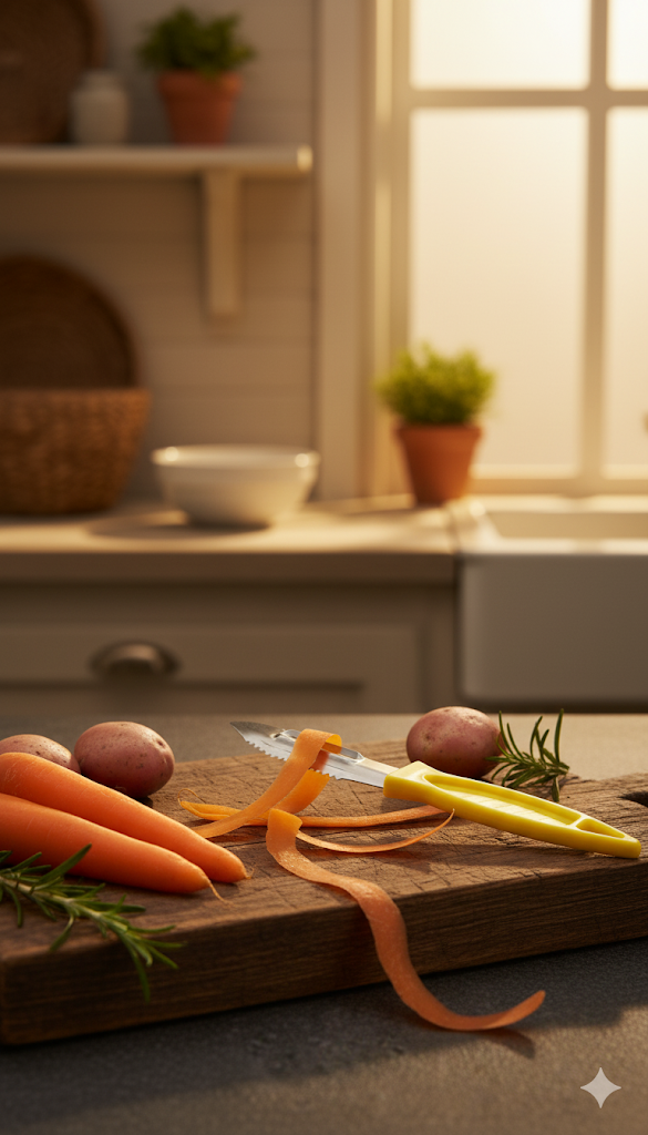 Mini Colorful Vegetable Peeler | Ergonomic Kitchen Tool | Easy-to-Use Fruit & Veg Peeler