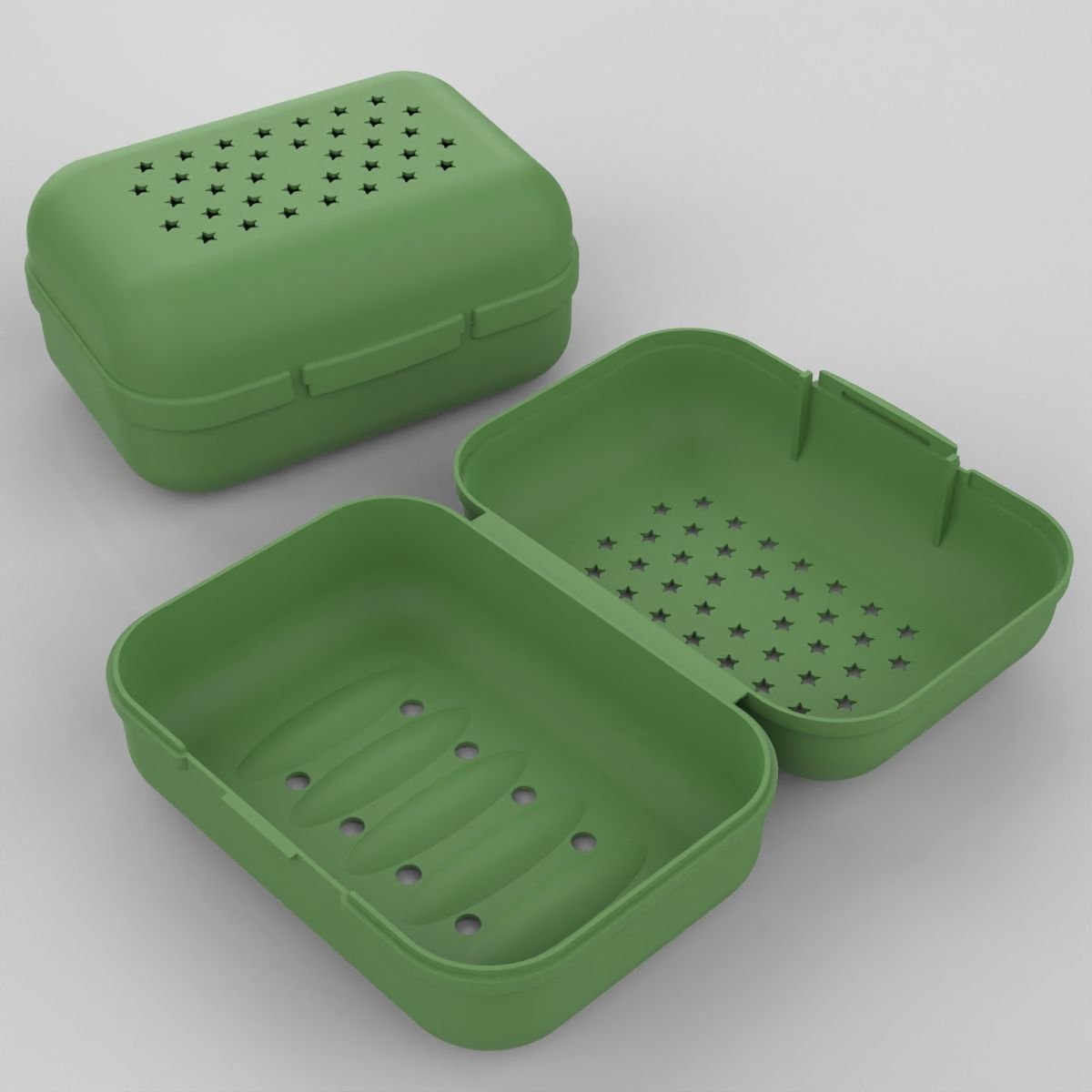 Soap Case Dabi | Durable Plastic Soap Holder | Travel & Bathroom Essential | Leakproof Design