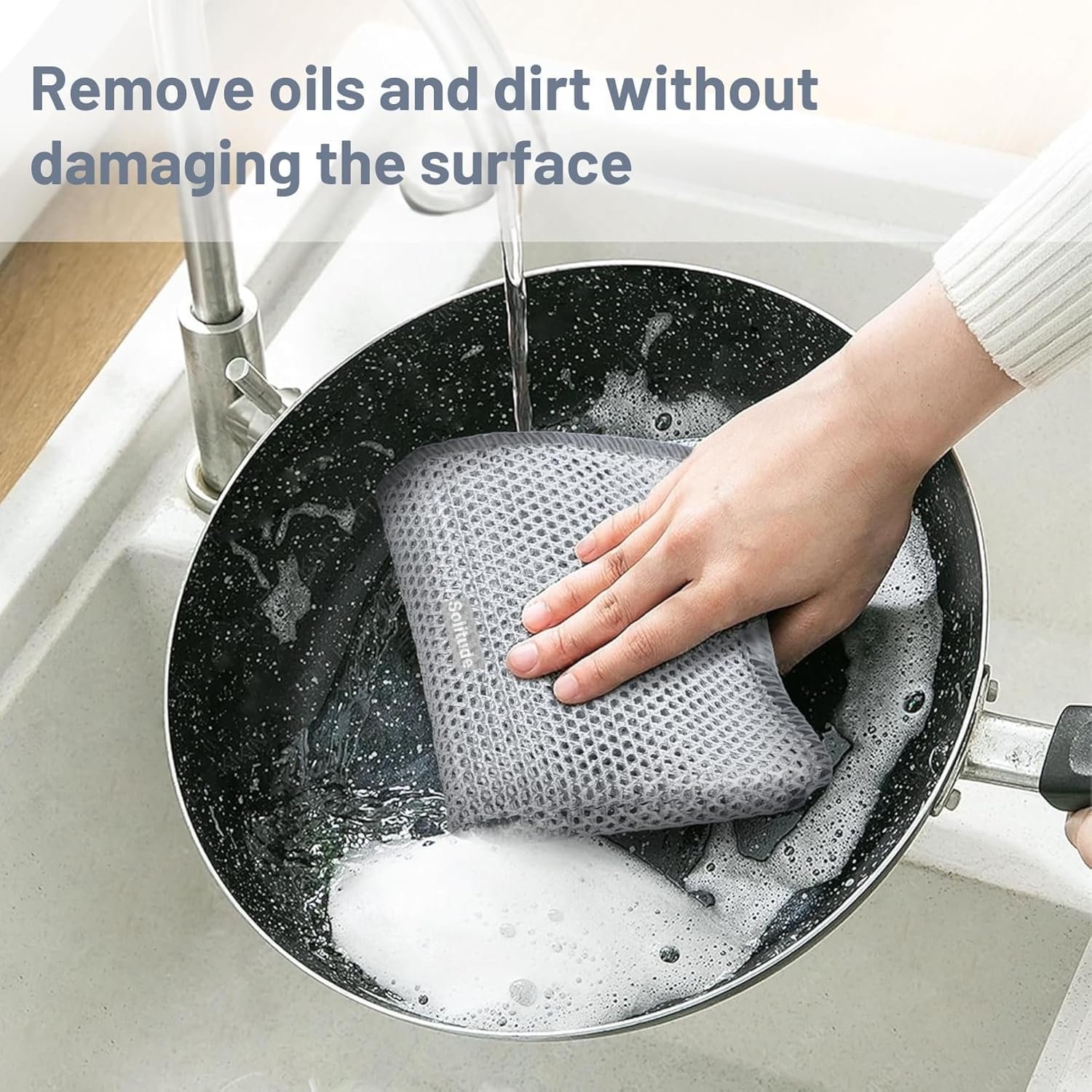 Steel Wire Dish Cloth 25-Pack – Heavy-Duty Scrubbing Cloths for Tough Cleaning, Rust-Resistant Metal Mesh Scrubbers for Pots, Pans, Dishes & Kitchen Use